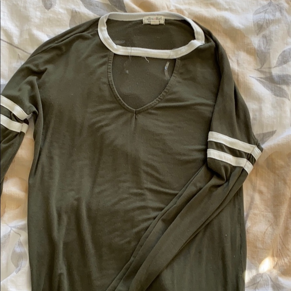 Green Ultra Flirt Long Sleeved Shirt